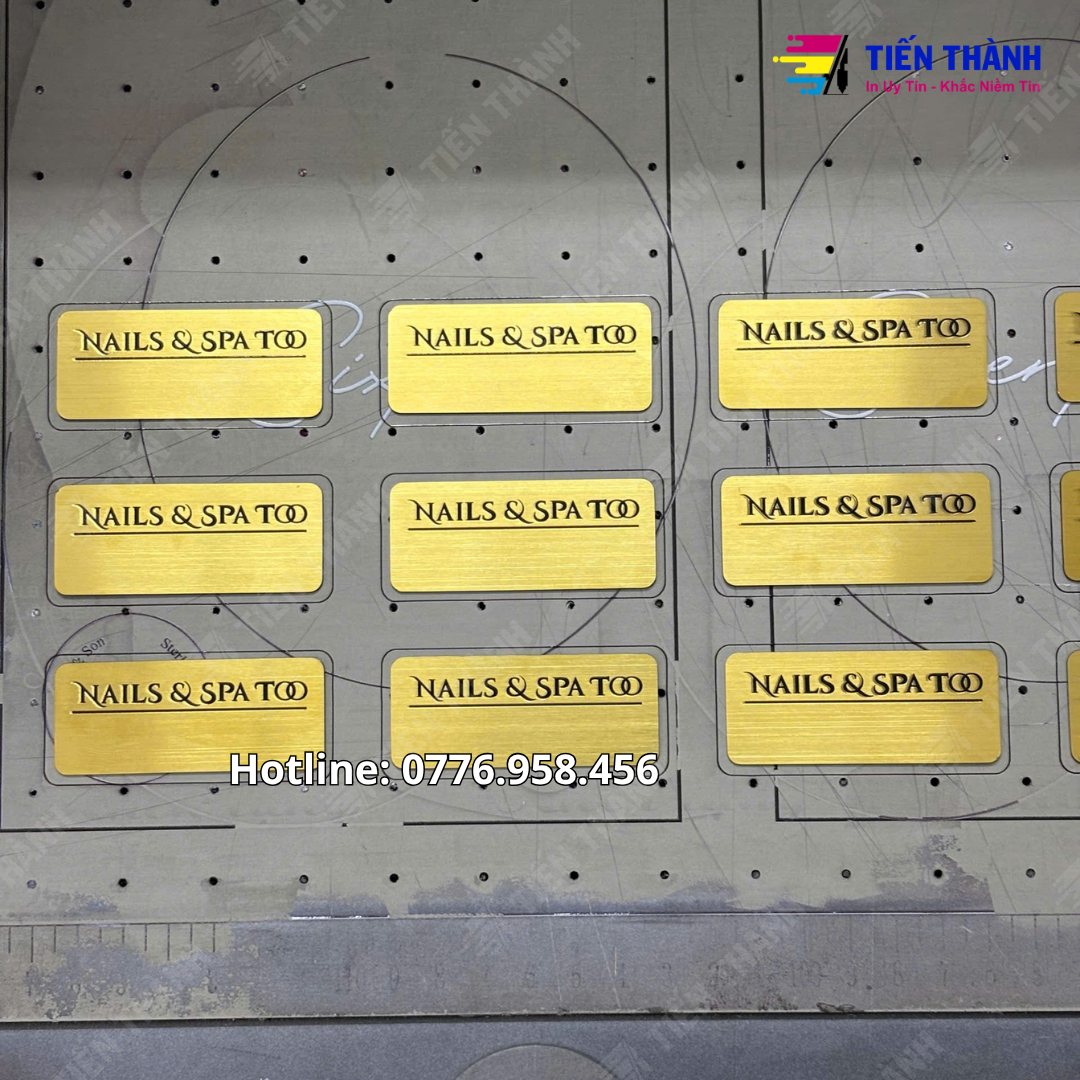 In UV Bảng Tên Inox Theo Yêu Cầu – Xưởng Gia Công Số Lượng Lớn